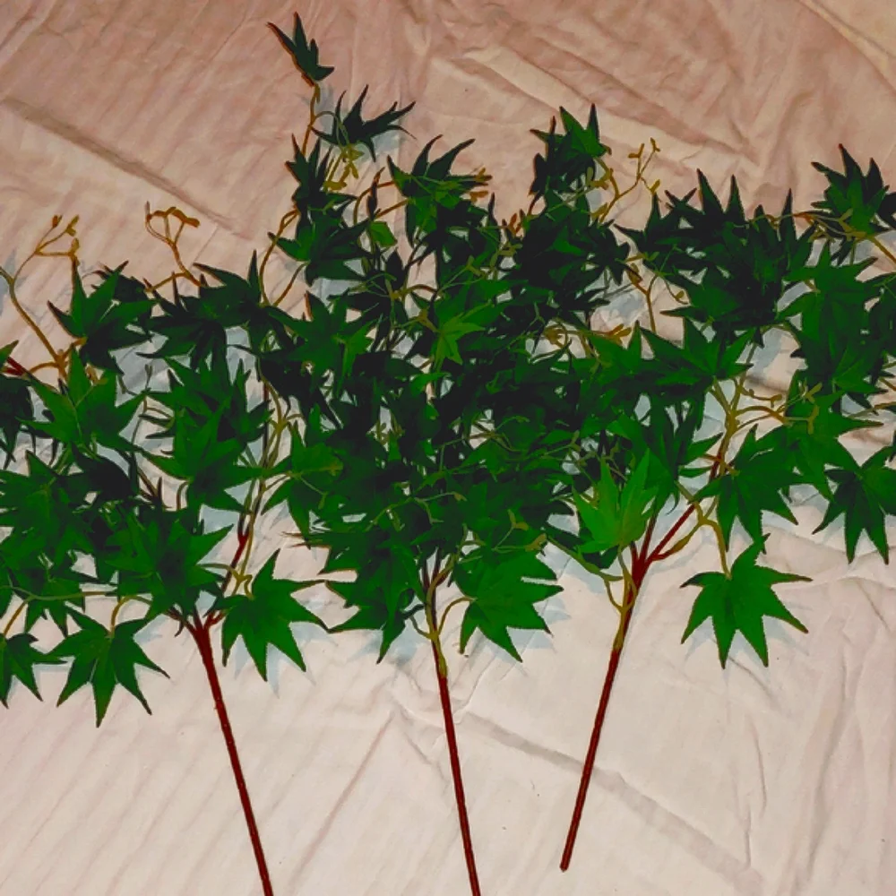 Artificial Green Leaf Bundles x3 * 8